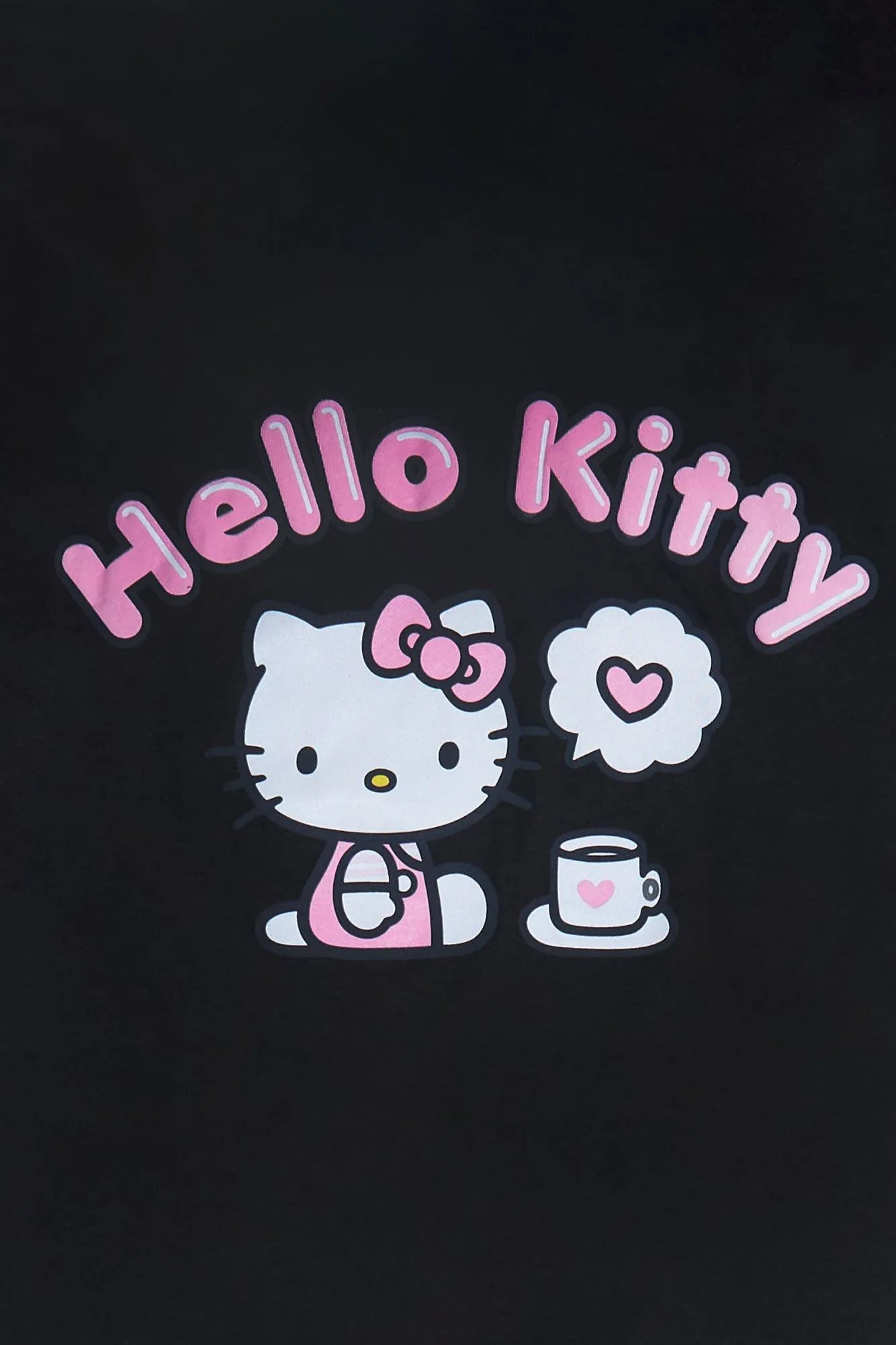 Hello Kitty Coffee Graphic Boyfriend Tee sold by Bluenotes product image thumbnail 2