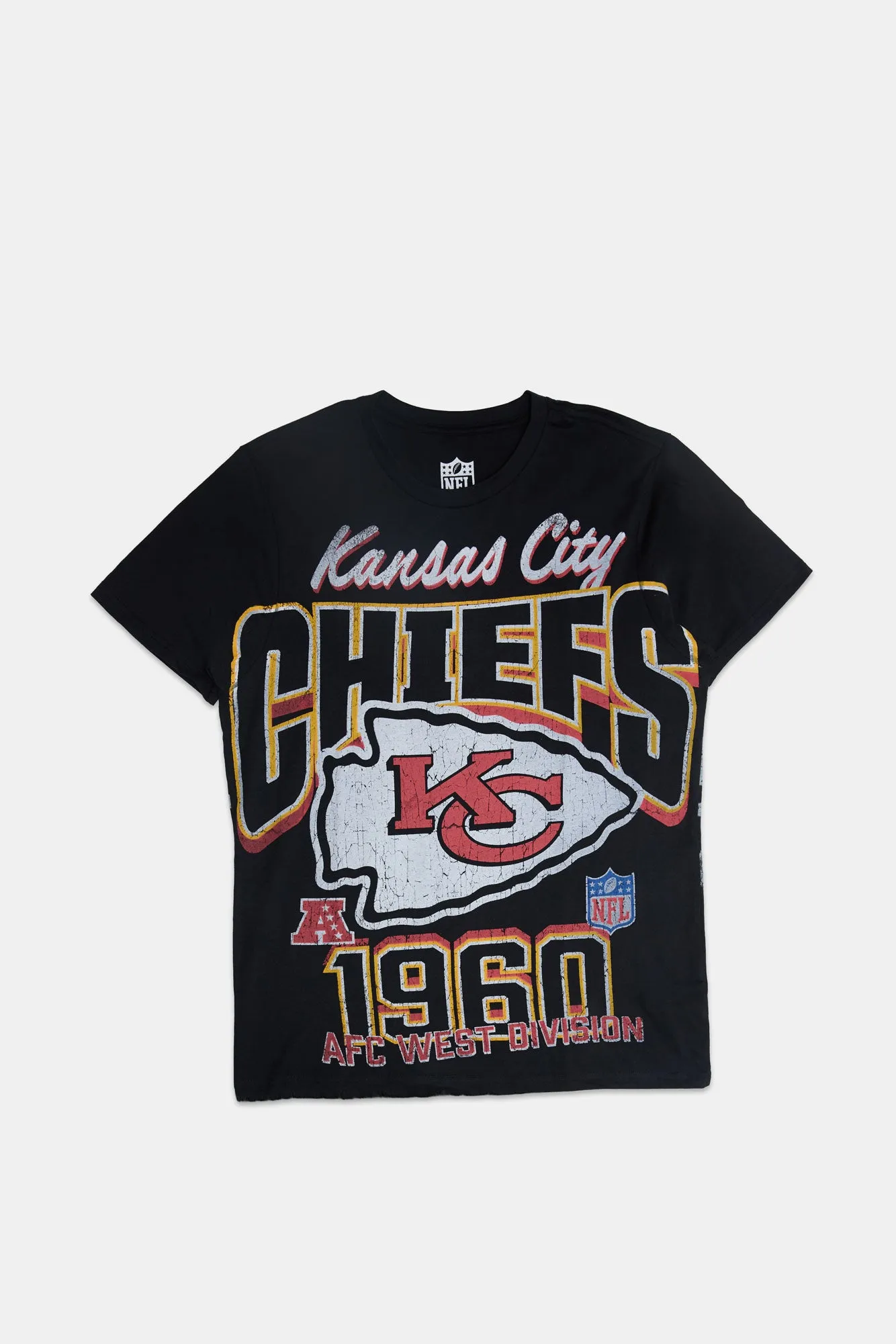 Kansas City Chiefs 1960 Graphic Panel Print Tee sold by Bluenotes