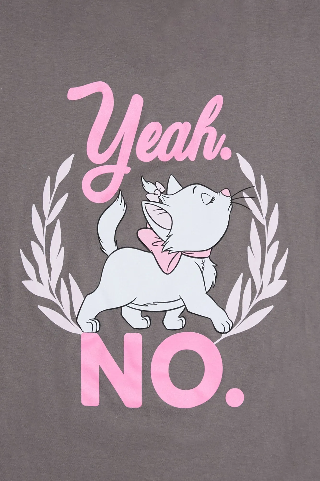 Marie The Aristocats Yeah No Graphic Boyfriend Tee sold by Bluenotes product image thumbnail 2