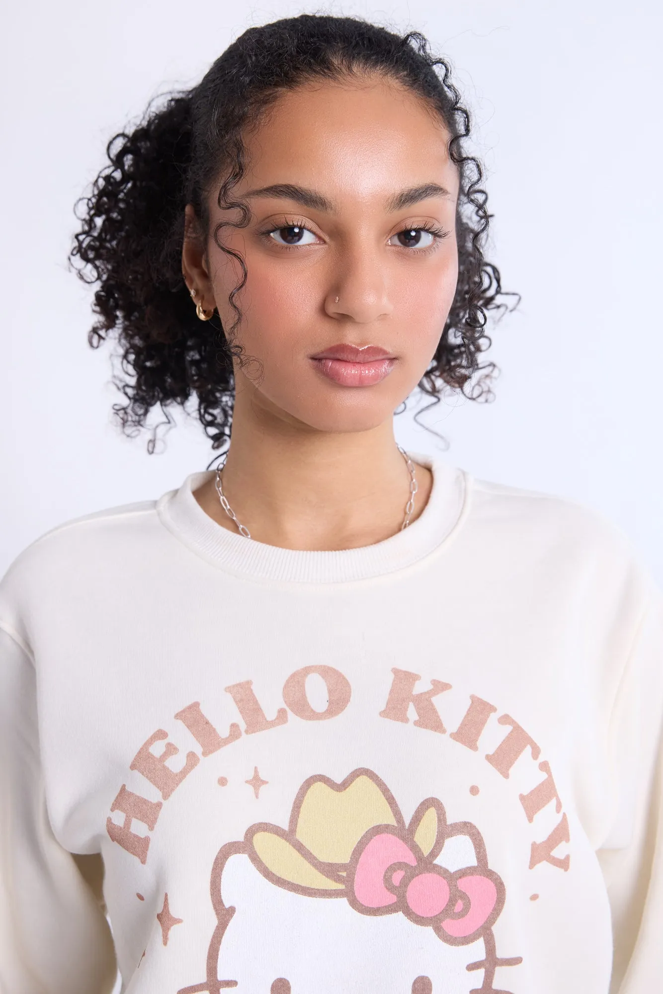 Hello Kitty Western Graphic Crew Neck Sweatshirt sold by Bluenotes product image thumbnail 2