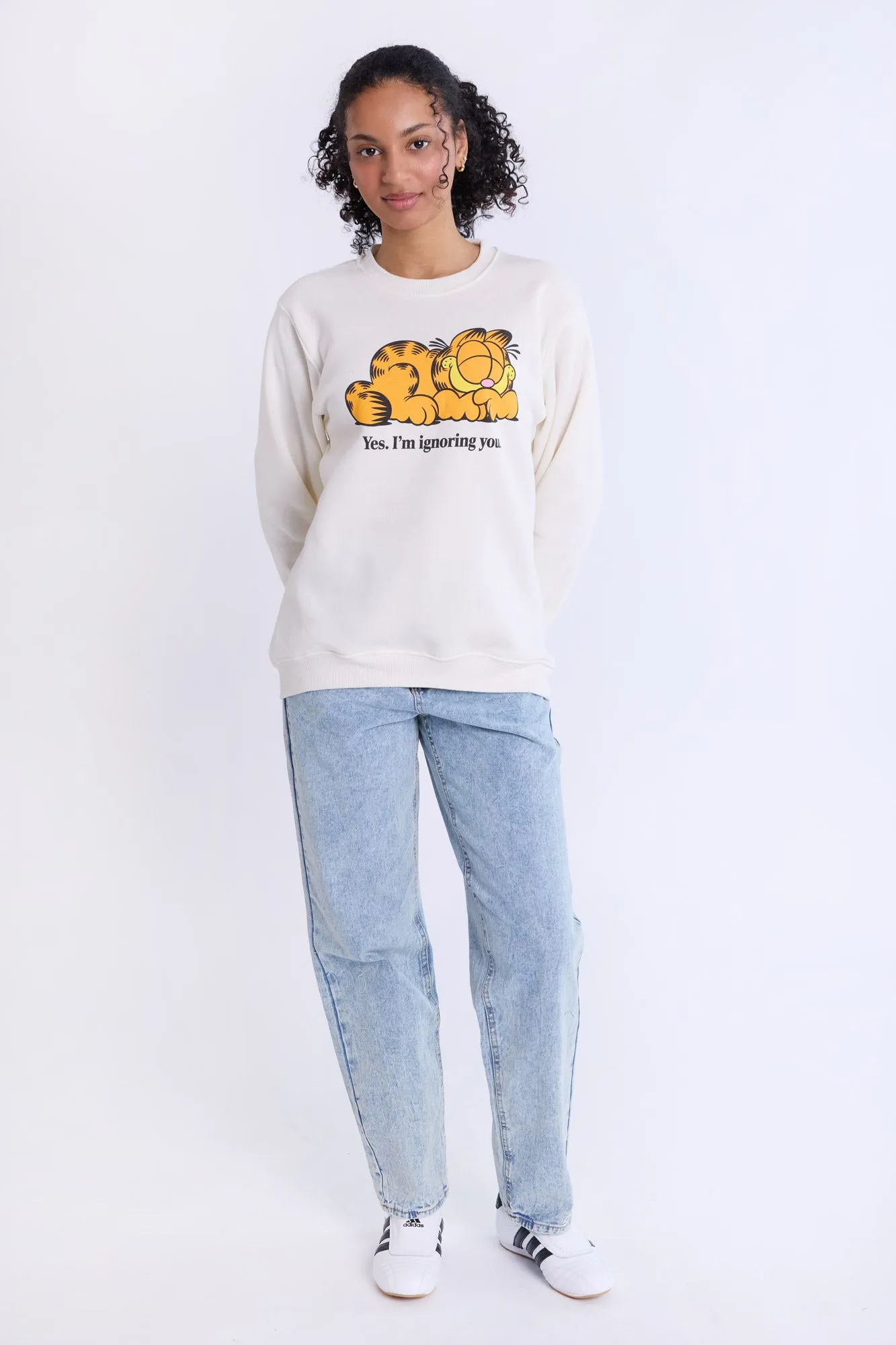 Garfield Graphic Crew Neck Sweatshirt sold by Bluenotes product image thumbnail 4