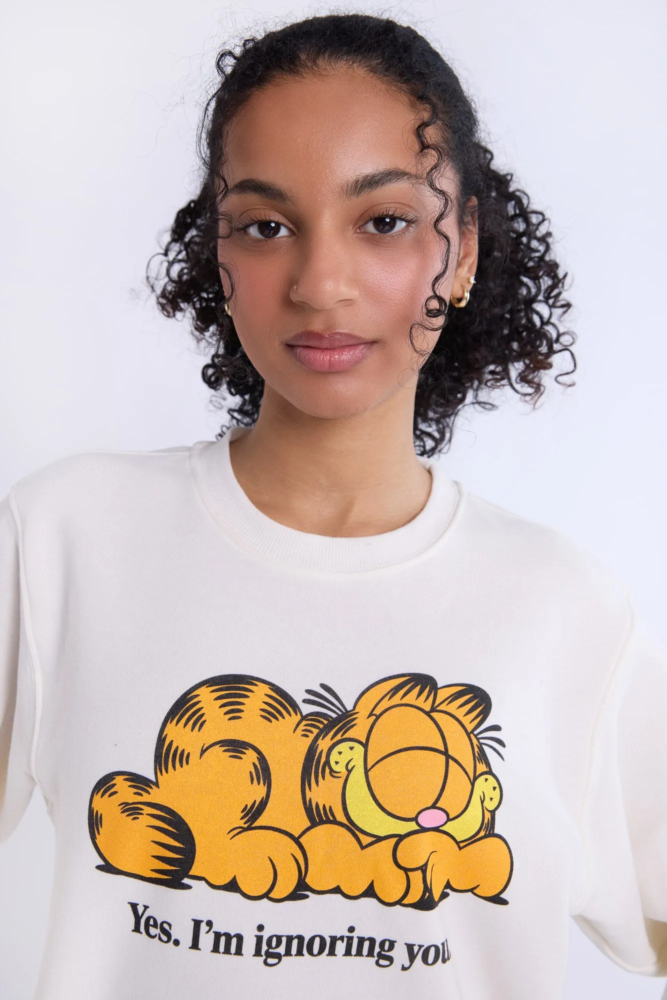 Garfield Graphic Crew Neck Sweatshirt sold by Bluenotes product image thumbnail 2
