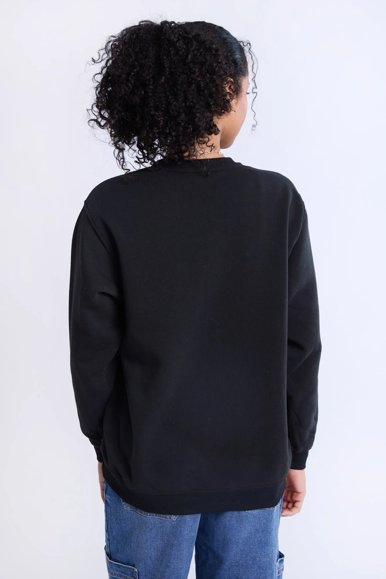 Cinnamoroll Sugar Graphic Crew Neck Sweatshirt sold by Bluenotes product image thumbnail 3