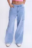 Super High Rise Wide Leg Cargo Jeans sold by Bluenotes