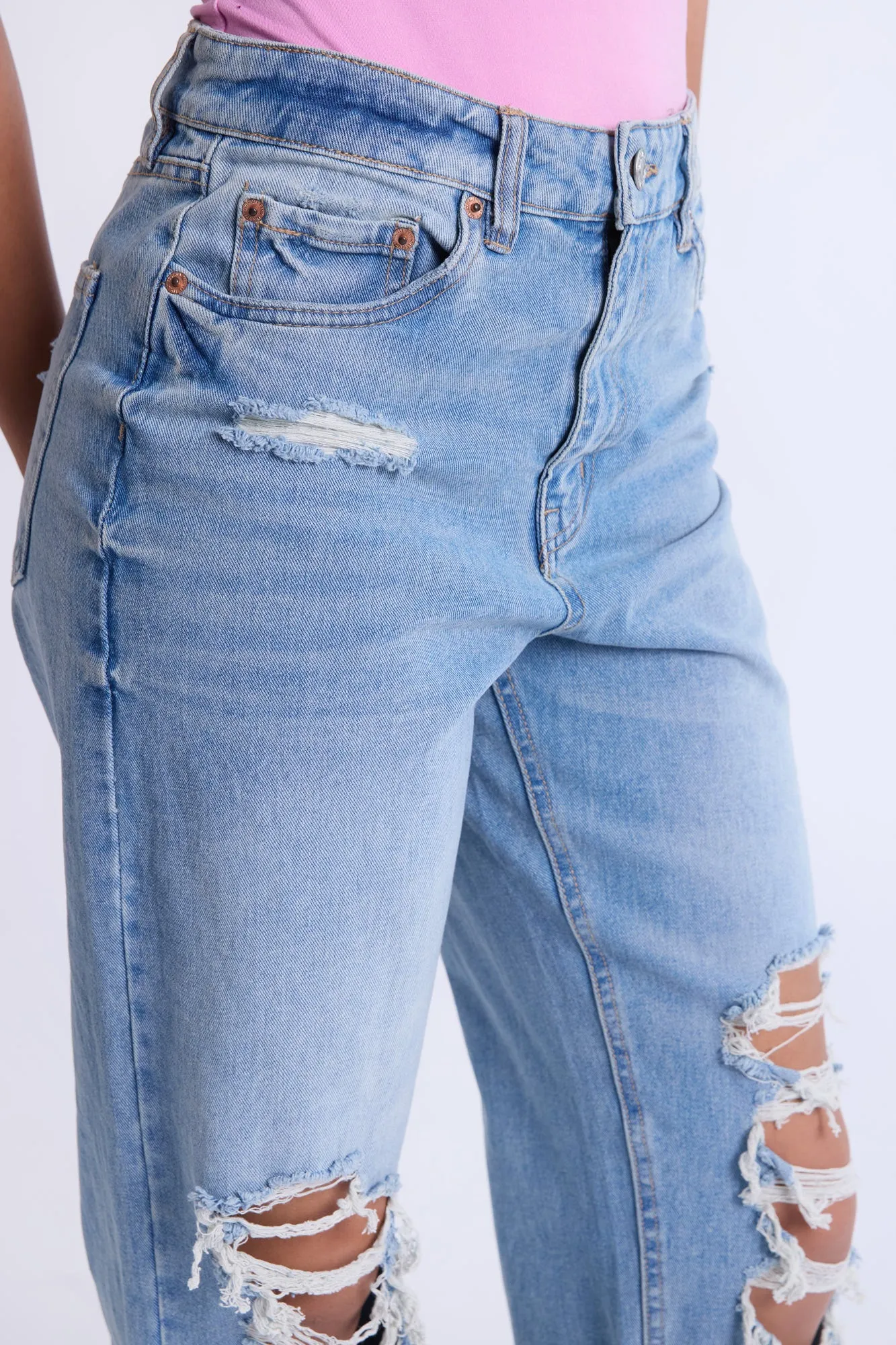 Super High Rise Baggy Jeans sold by Bluenotes product image thumbnail 4