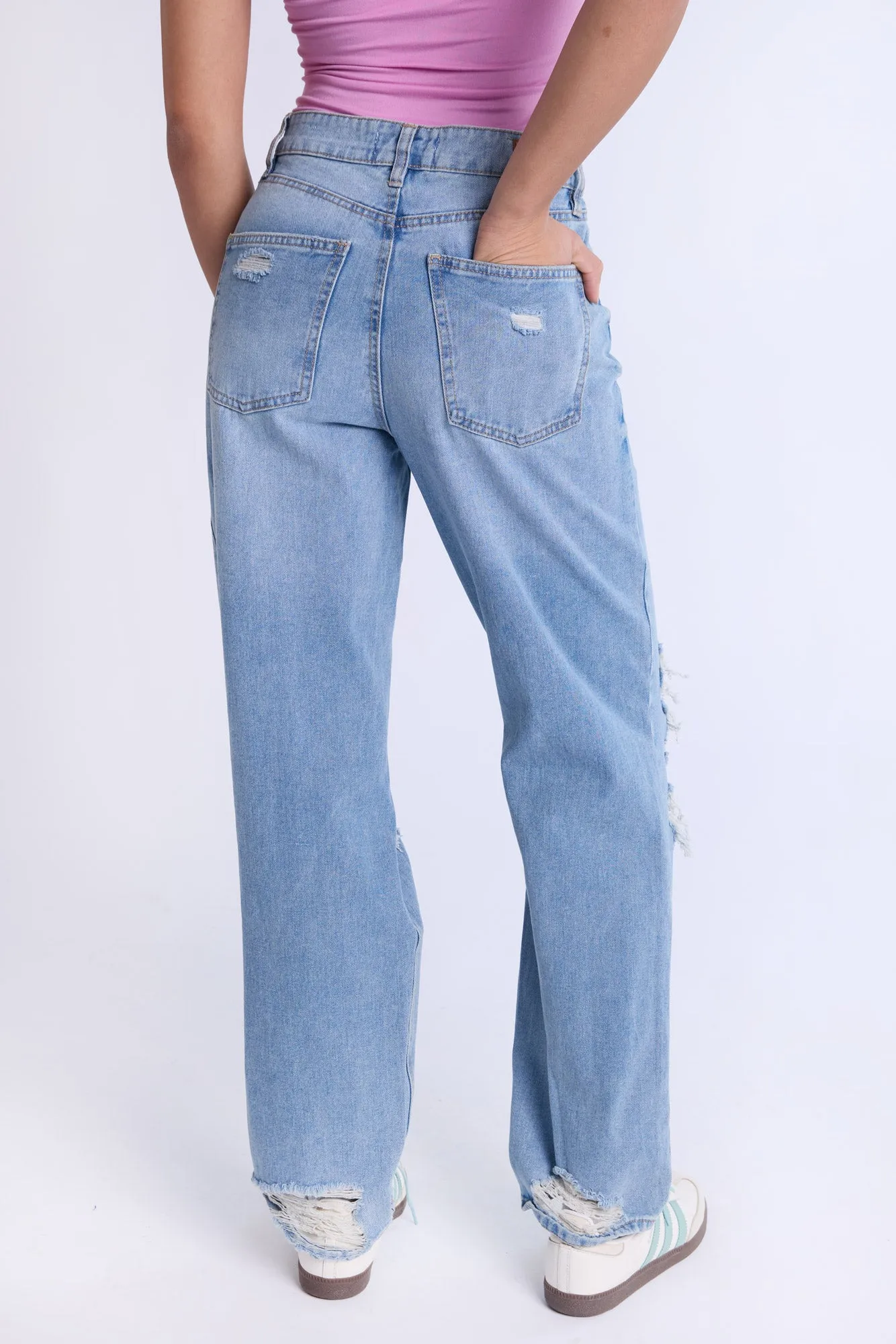 Super High Rise Baggy Jeans sold by Bluenotes product image thumbnail 2
