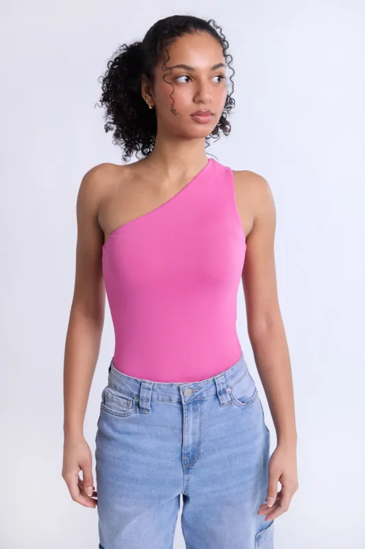 Super Soft One-Shoulder Bodysuit sold by Bluenotes