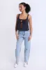 Fly-Away Tie-Front Top sold by Bluenotes