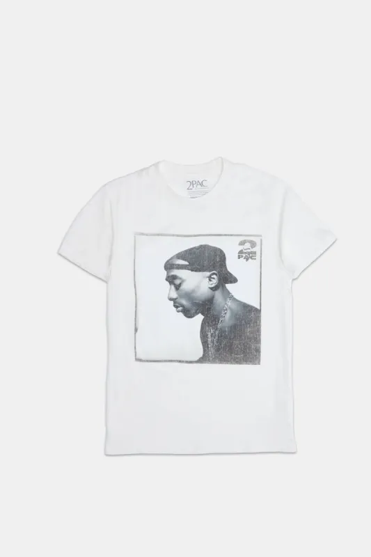 2Pac Portrait Graphic Tee sold by Bluenotes