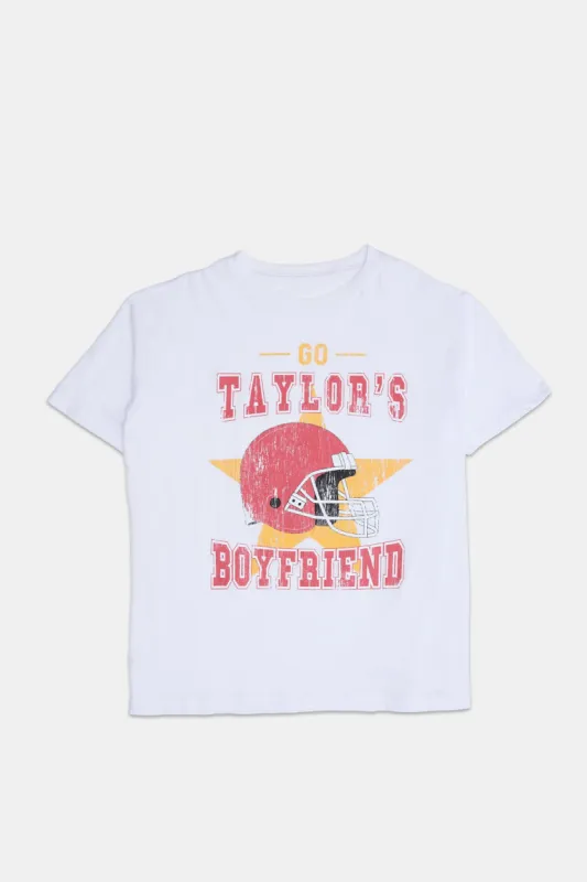 Taylor's Boyfriend Graphic Boyfriend Tee sold by Bluenotes