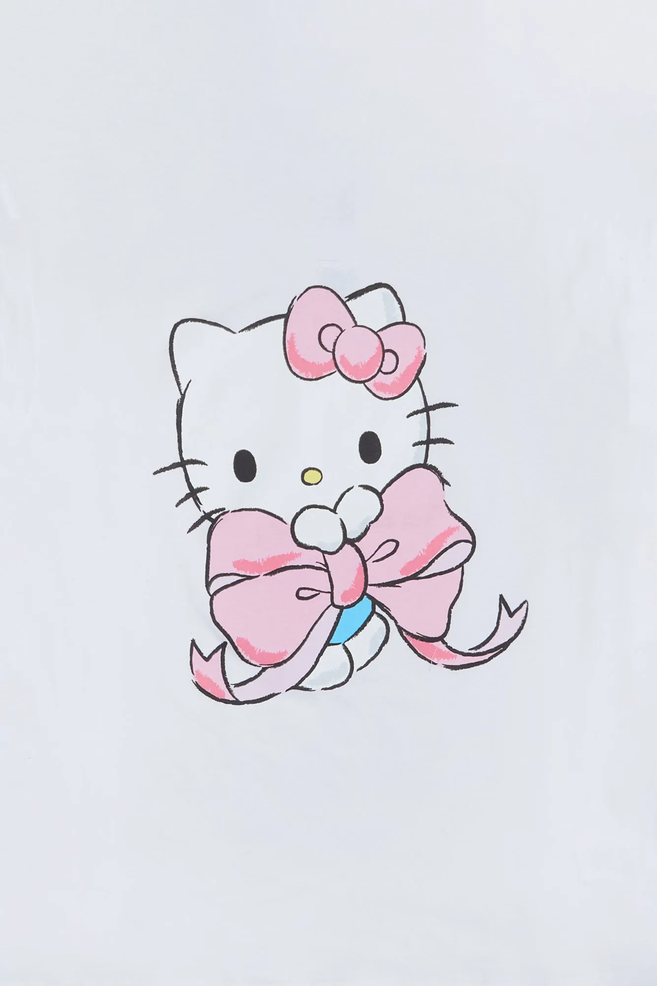 Hello Kitty Bow Graphic Boyfriend Tee sold by Bluenotes product image thumbnail 2