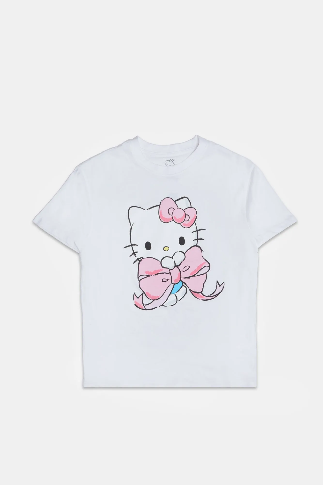 Hello Kitty Bow Graphic Boyfriend Tee sold by Bluenotes