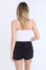 High Rise Midi Denim Shorts sold by Bluenotes