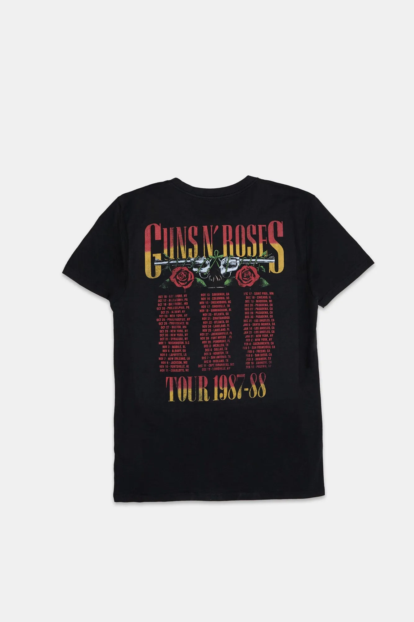 Guns N' Roses Tour 1987 Graphic Tee sold by Bluenotes product image thumbnail 2