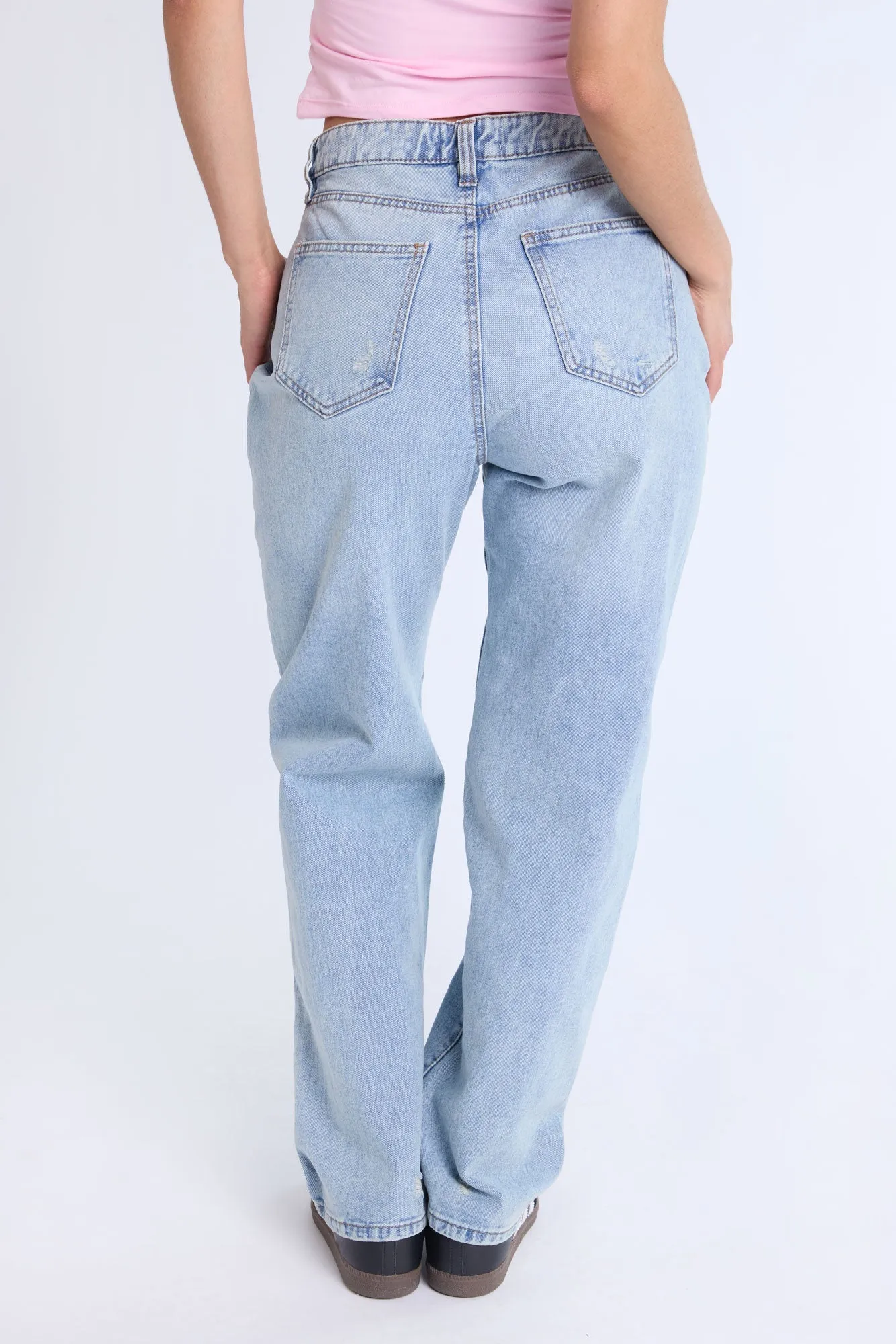 Super High Rise Straight Jeans sold by Bluenotes product image thumbnail 2