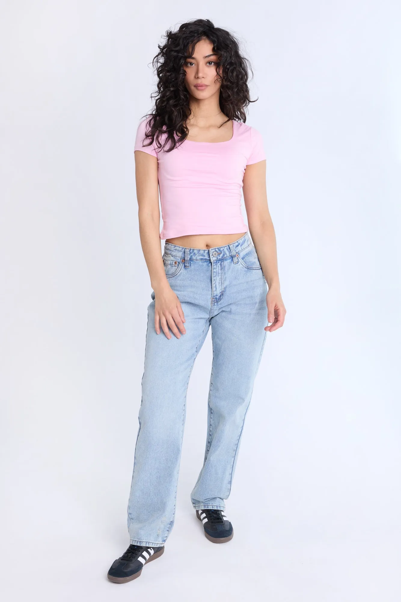 Super High Rise Straight Jeans sold by Bluenotes product image thumbnail 4