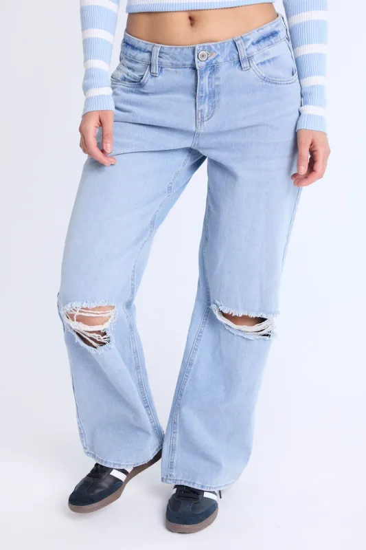 Low Rise Baggy Jeans sold by Bluenotes