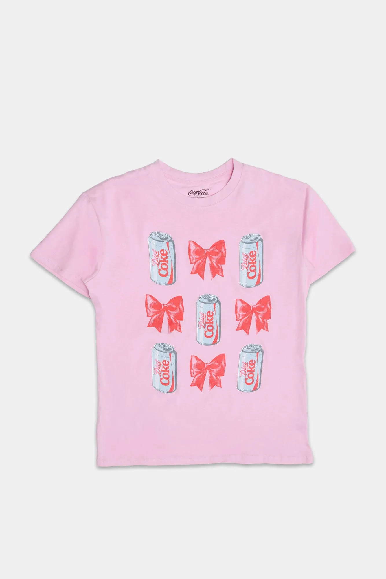 Diet Coke Bow Graphic Boyfriend Tee sold by Bluenotes