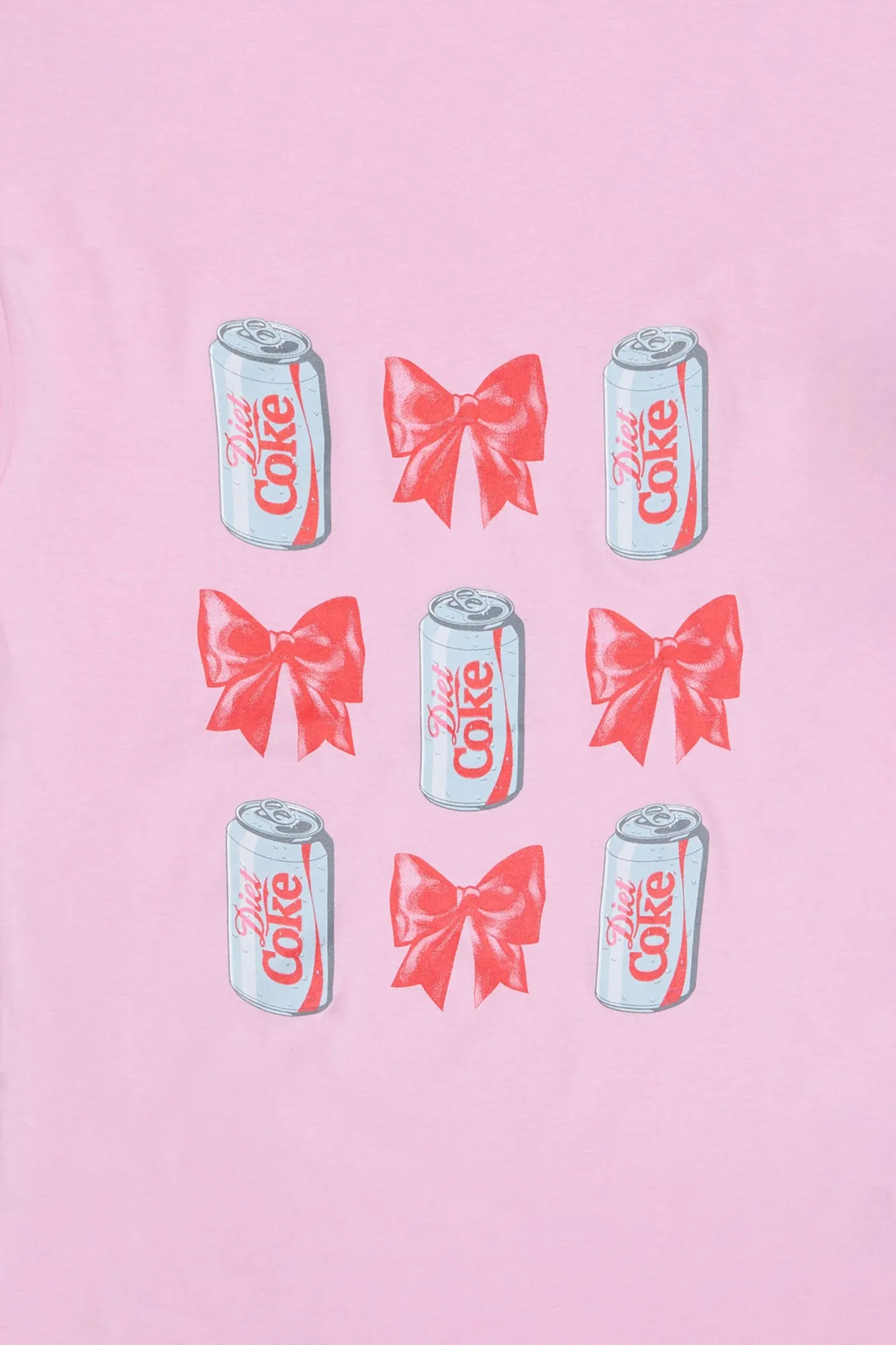 Diet Coke Bow Graphic Boyfriend Tee sold by Bluenotes product image thumbnail 2
