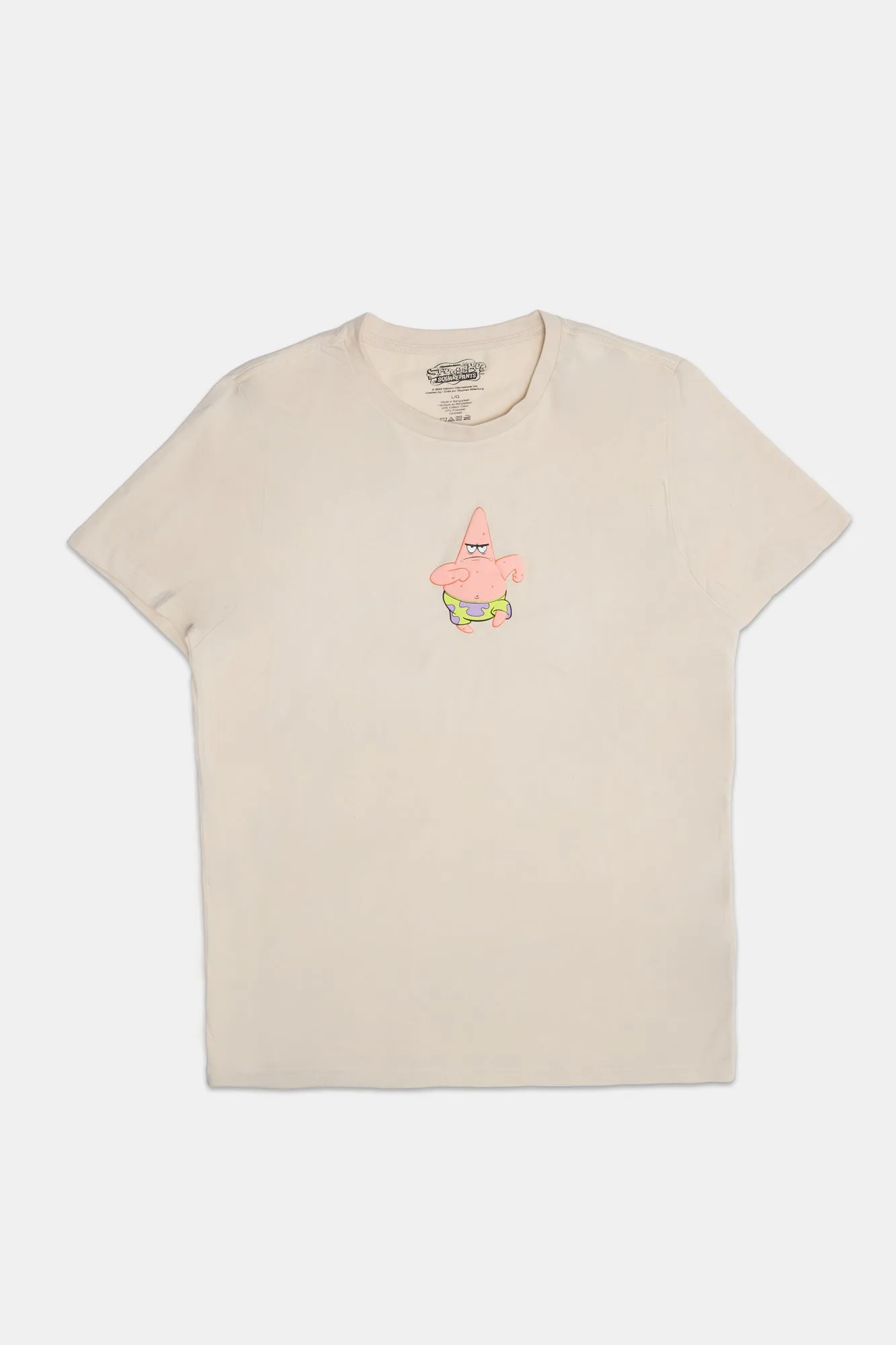 Patrick Star Graphic Puff Print Tee sold by Bluenotes