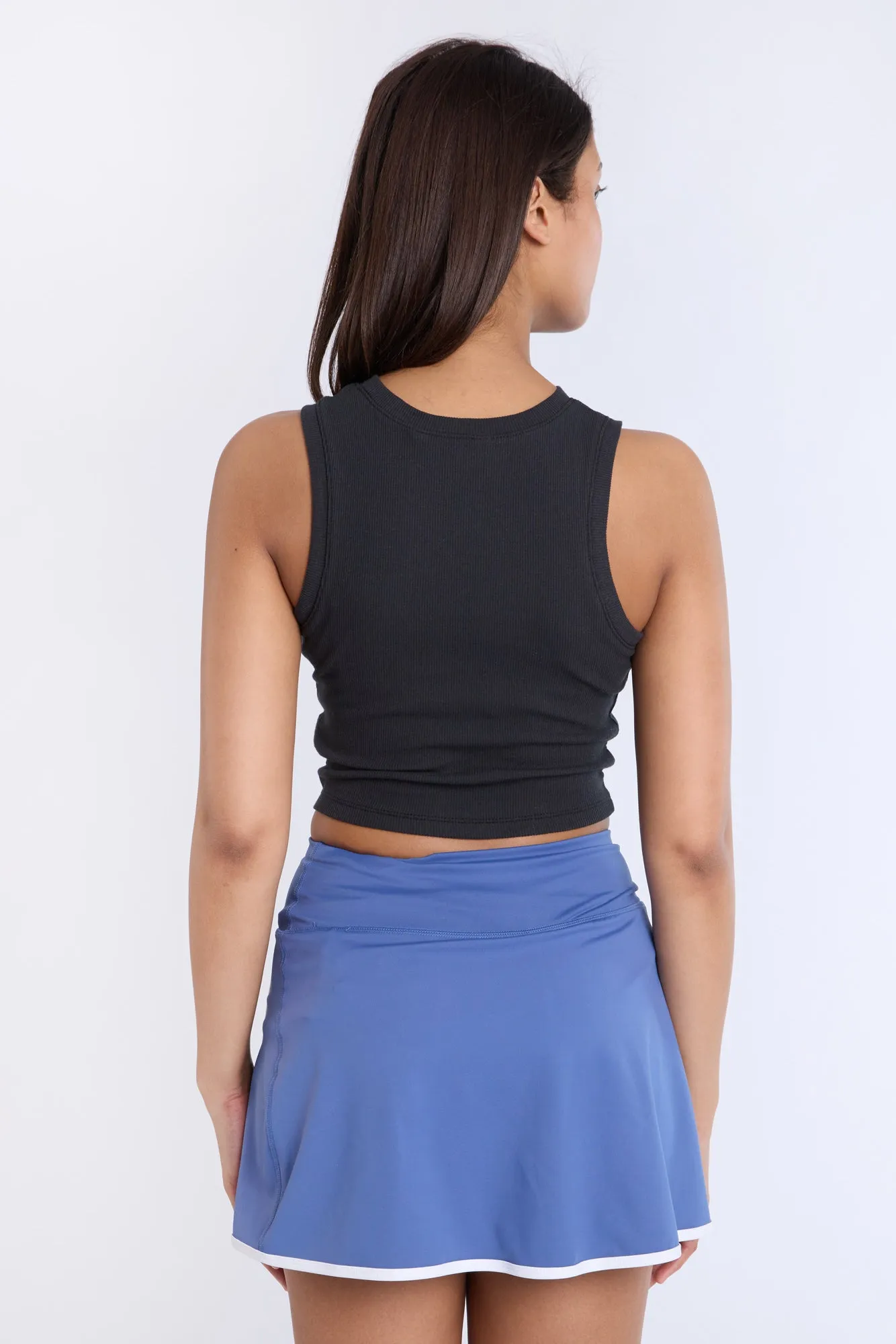 Miami Beach & Brunch Club Embroidered Graphic High Neck Tank Top sold by Bluenotes product image thumbnail 3