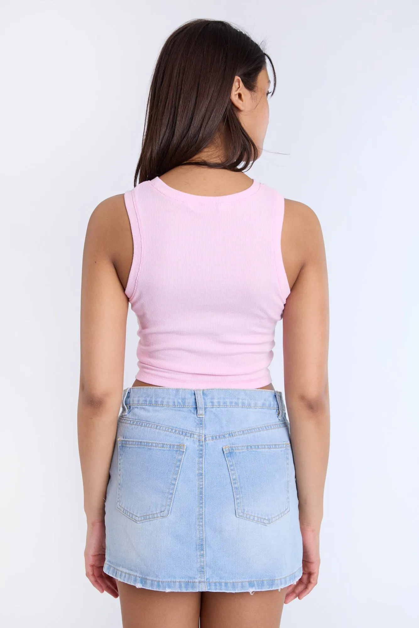 Bow Graphic High Neck Tank Top sold by Bluenotes product image thumbnail 3