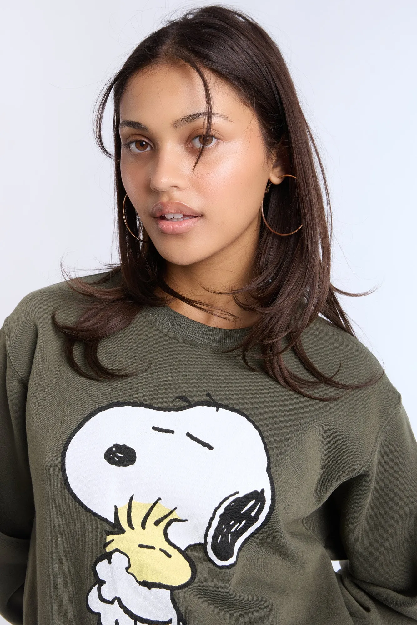 Peanuts Snoopy Moods Graphic Crew Neck Sweatshirt sold by Bluenotes product image thumbnail 2