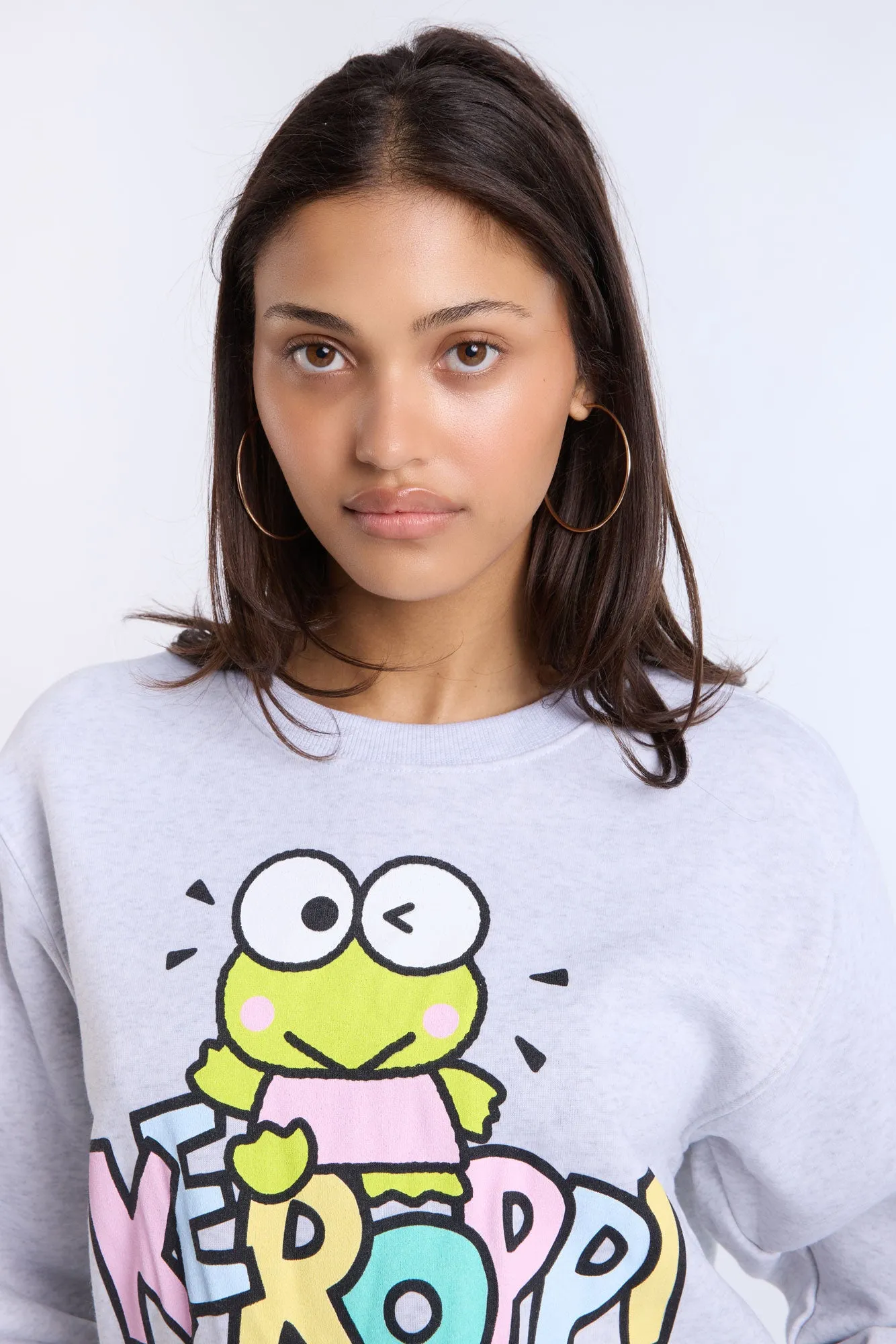 Keroppi Graphic Crew Neck Sweatshirt sold by Bluenotes product image thumbnail 2