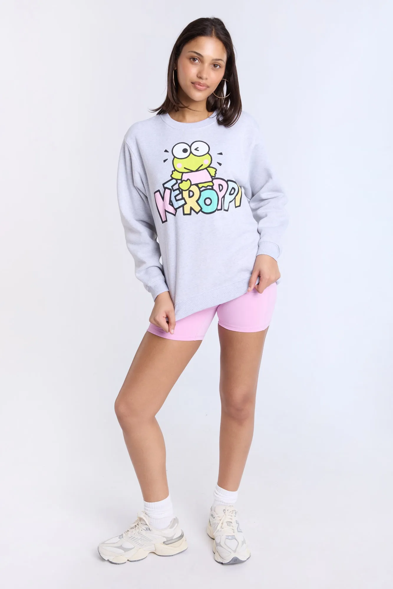 Keroppi Graphic Crew Neck Sweatshirt sold by Bluenotes product image thumbnail 4