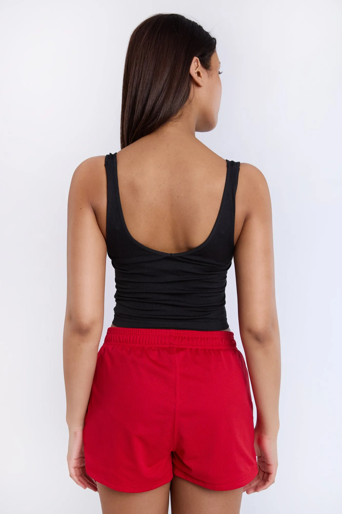 AERO Seamless Ribbed Knit V-Neck Tank Top sold by Bluenotes product image thumbnail 4