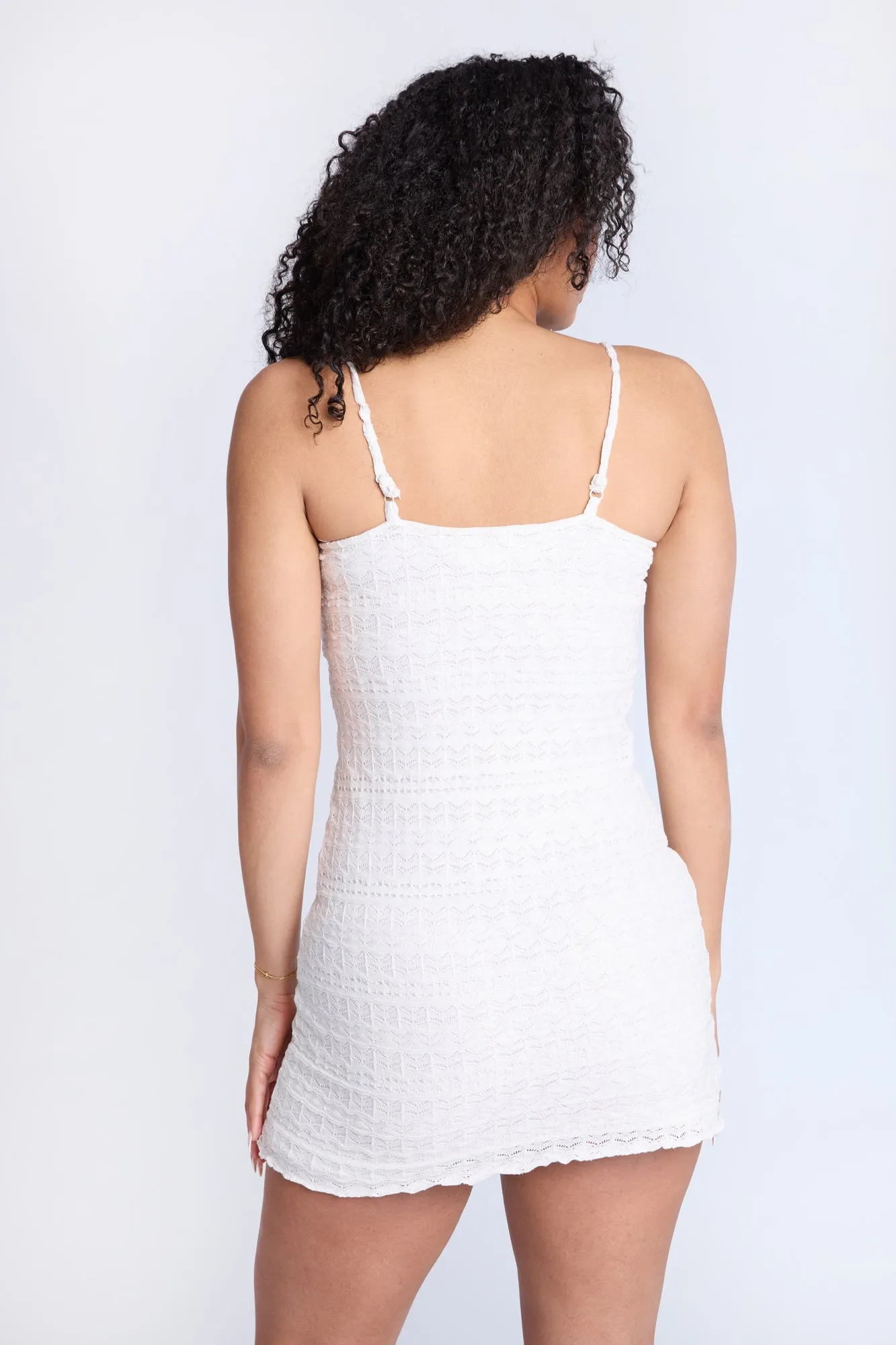 Crochet-Style Mini Dress sold by Bluenotes product image thumbnail 4