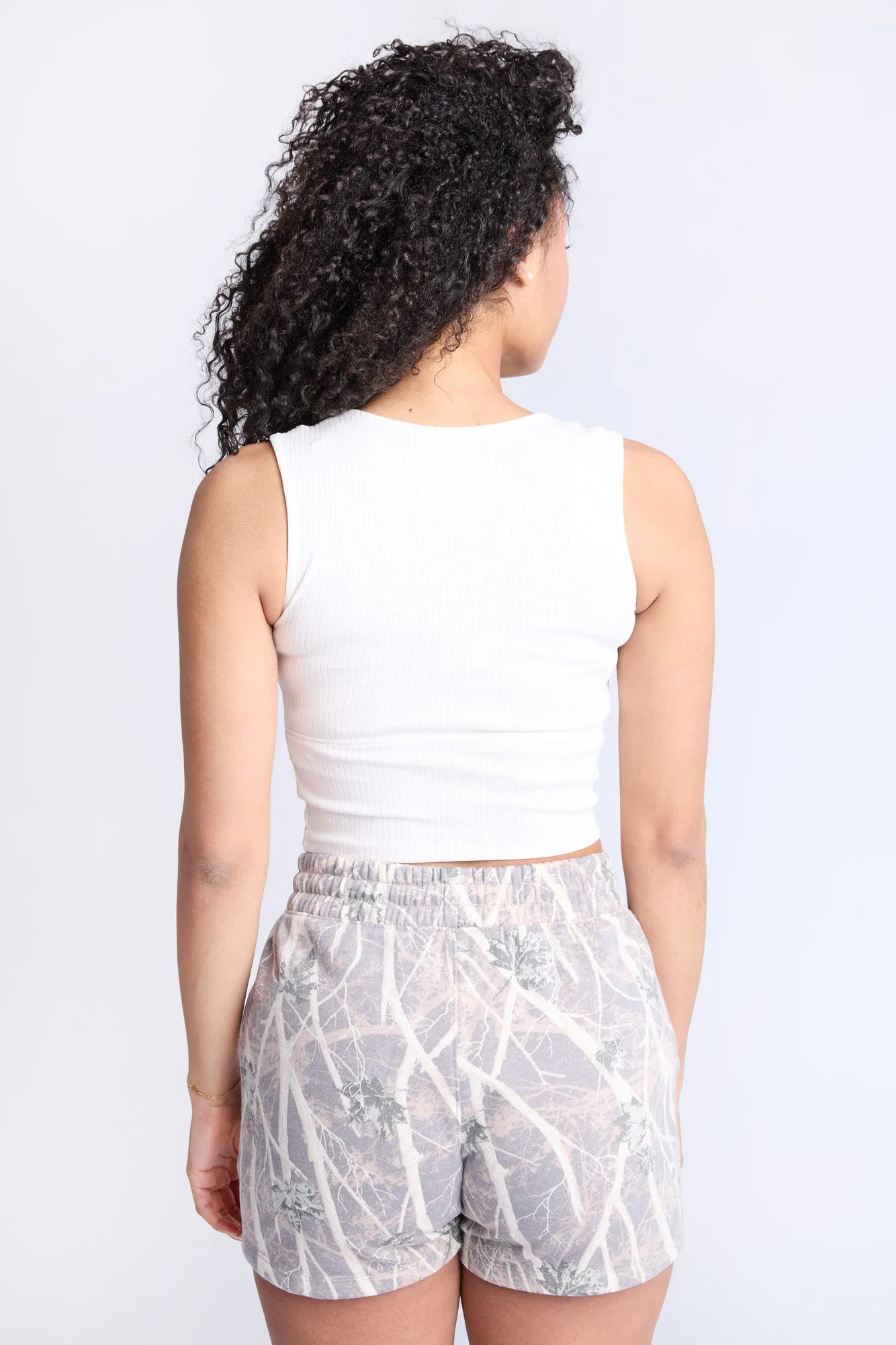 Ribbed Square Neck Tank Top sold by Bluenotes product image thumbnail 4