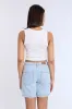 High Rise Denim Bermuda Carpenter Shorts sold by Bluenotes