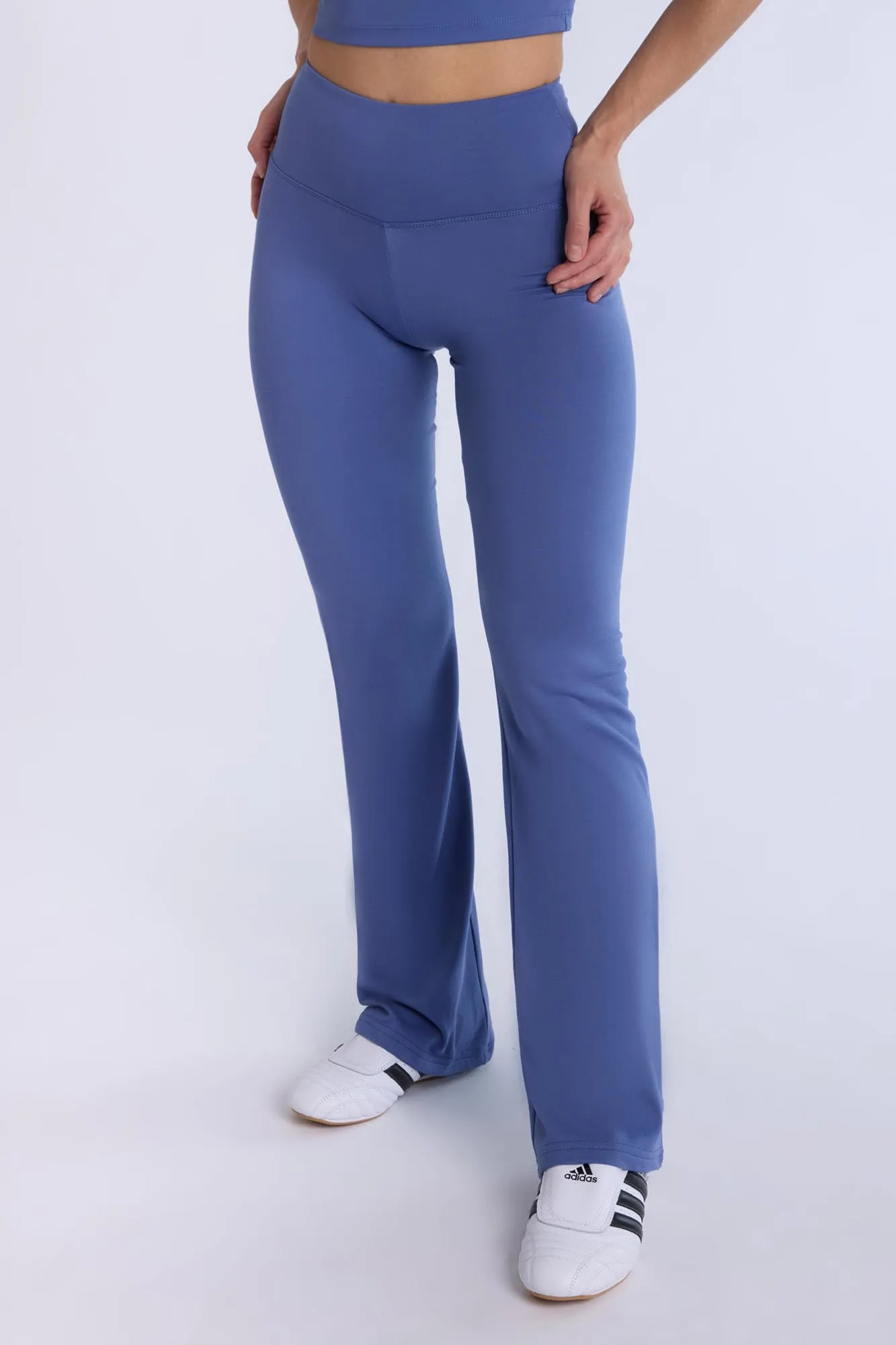 Super Soft Fleeceback Flare Legging sold by Bluenotes