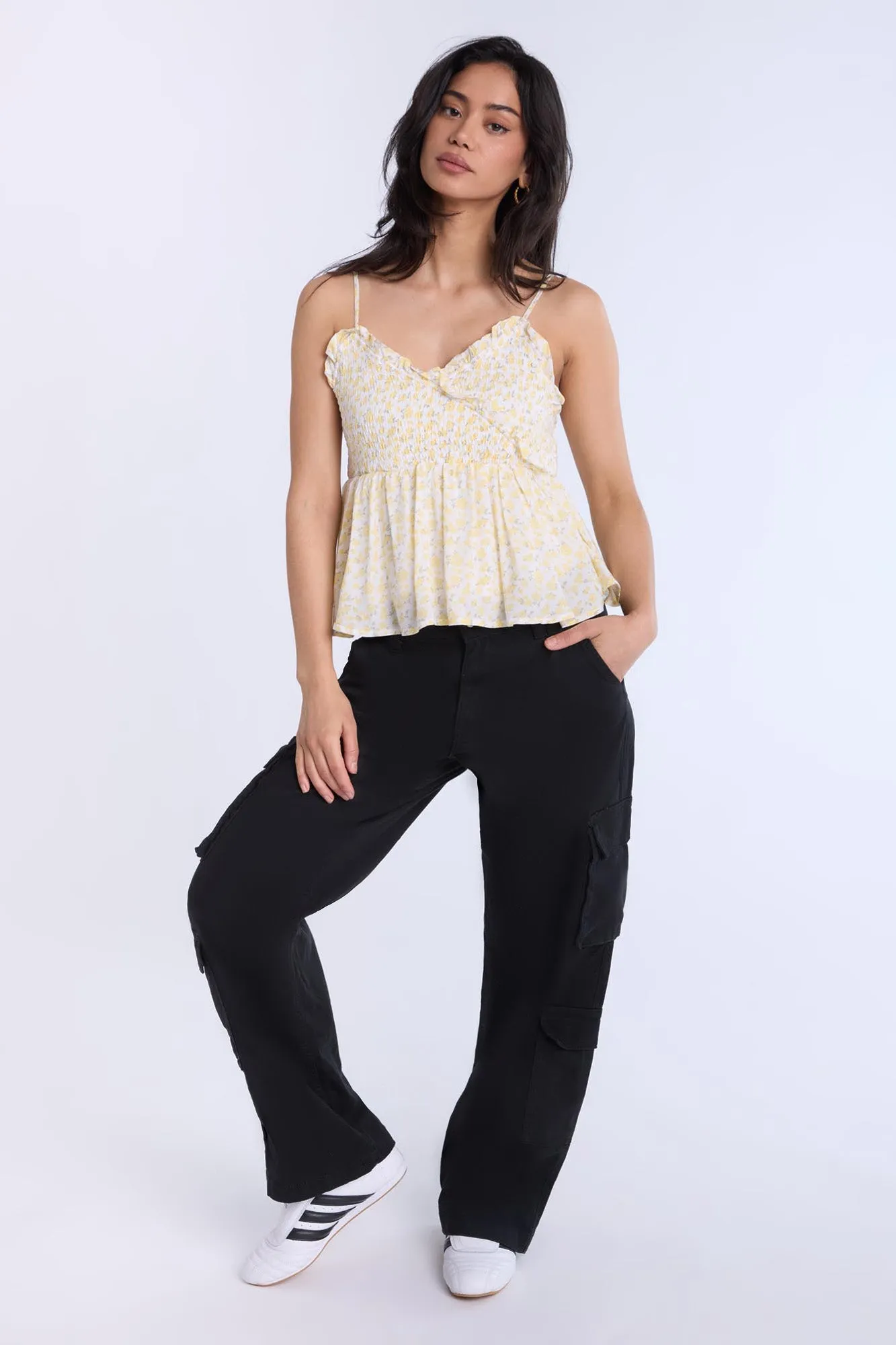 High Rise Cargo Twill Pants sold by Bluenotes product image thumbnail 5