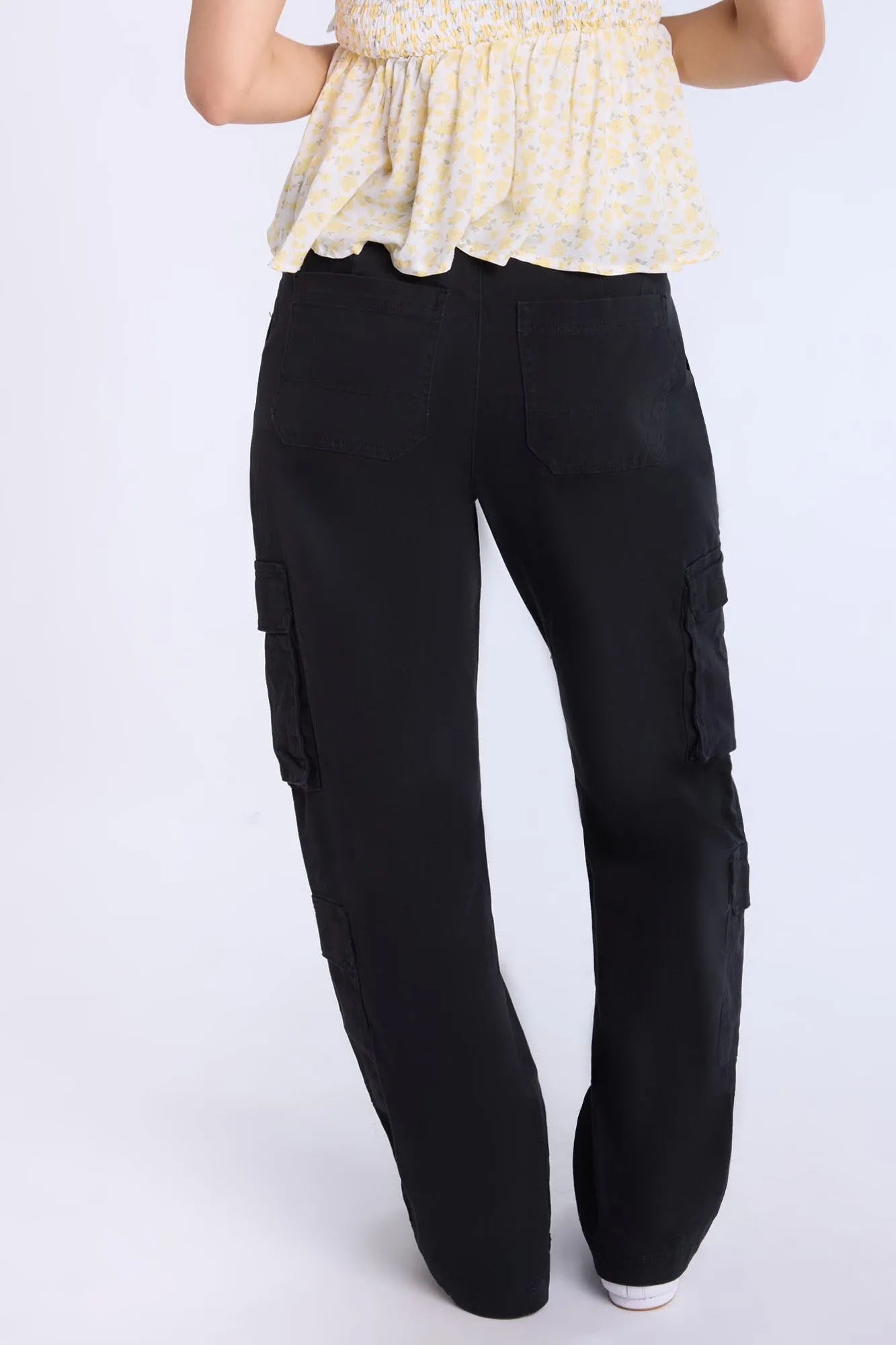 High Rise Cargo Twill Pants sold by Bluenotes product image thumbnail 4