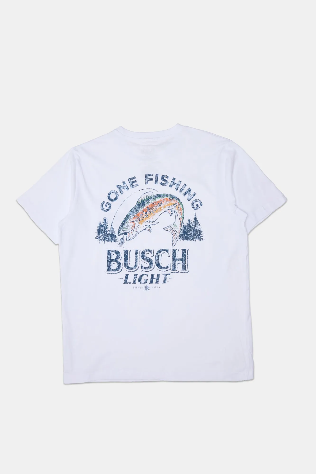 Busch Light Gone Fishing Graphic Tee sold by Bluenotes product image thumbnail 2