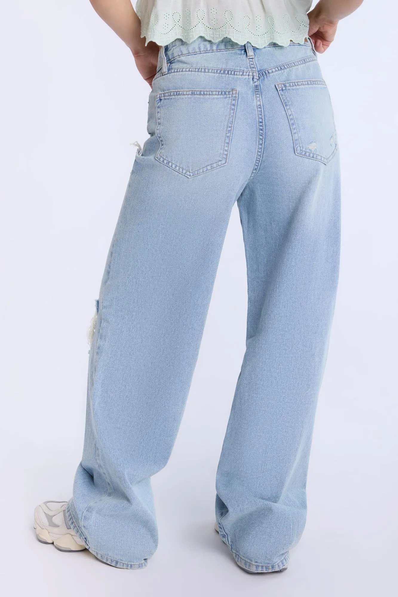 Super High Rise Wide Leg Jeans sold by Bluenotes product image thumbnail 3