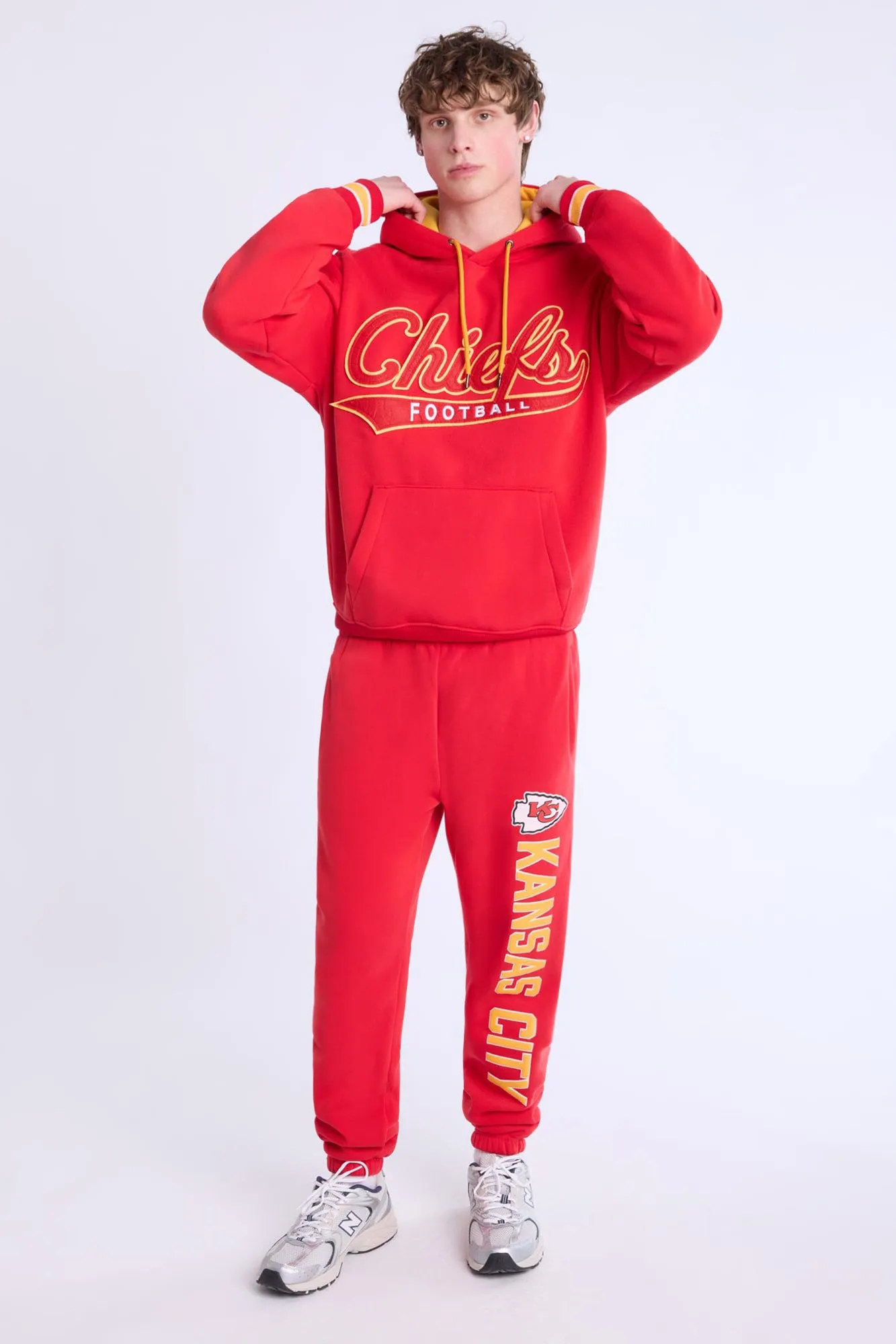 Kansas City Chiefs Graphic Chenille Applique Hoodie sold by Bluenotes product image thumbnail 5