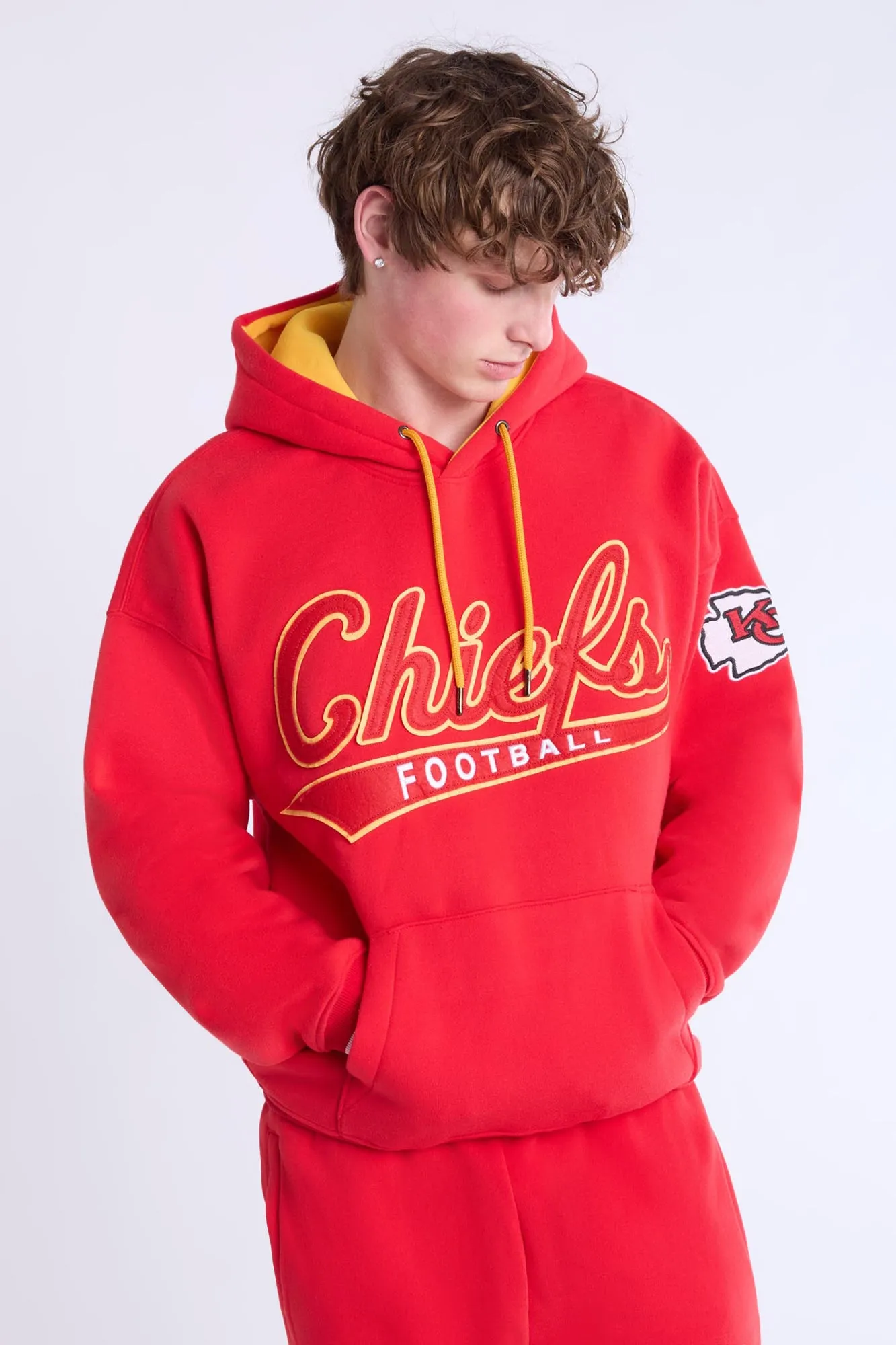 Kansas City Chiefs Graphic Chenille Applique Hoodie sold by Bluenotes