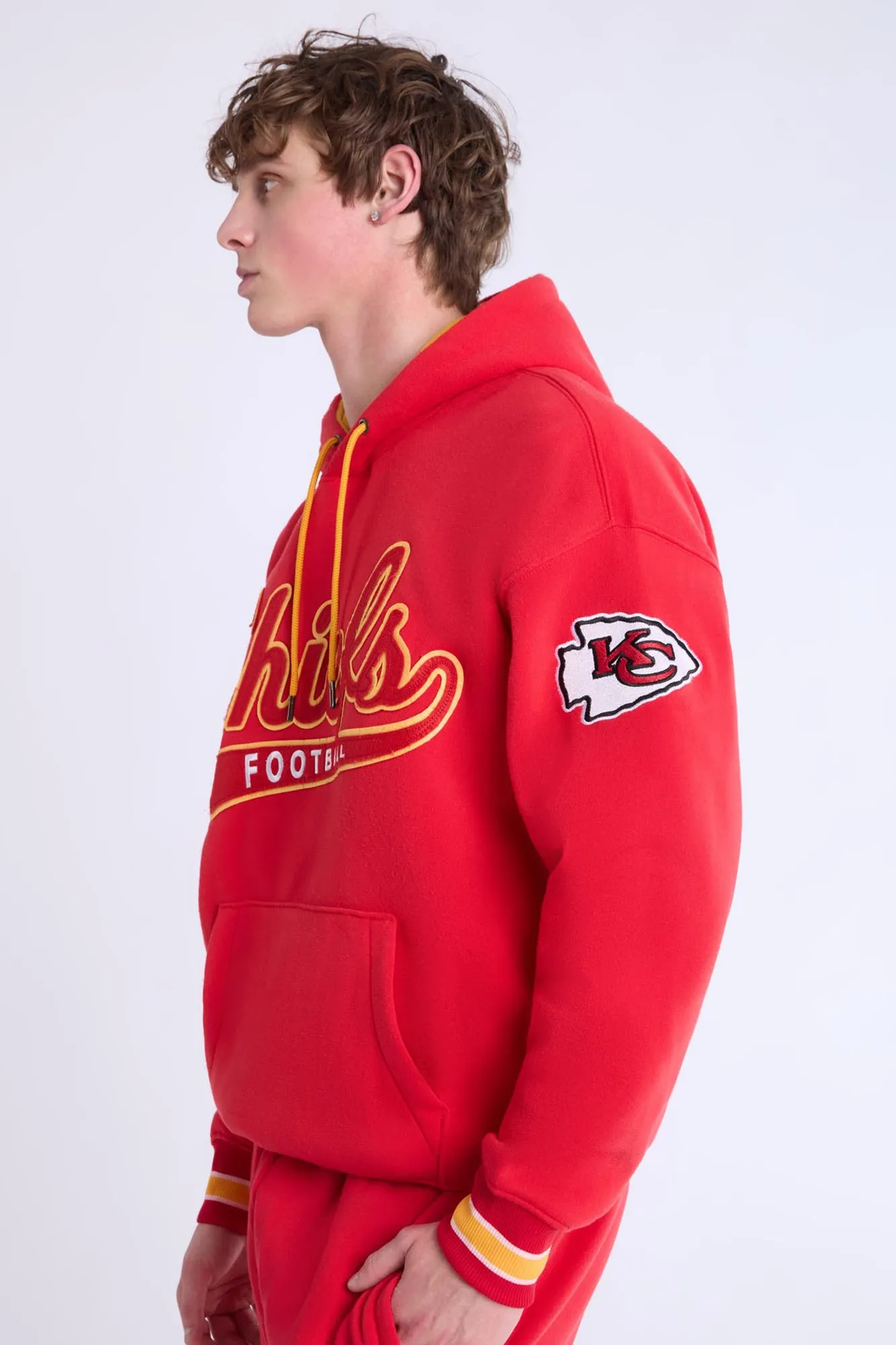 Kansas City Chiefs Graphic Chenille Applique Hoodie sold by Bluenotes product image thumbnail 4