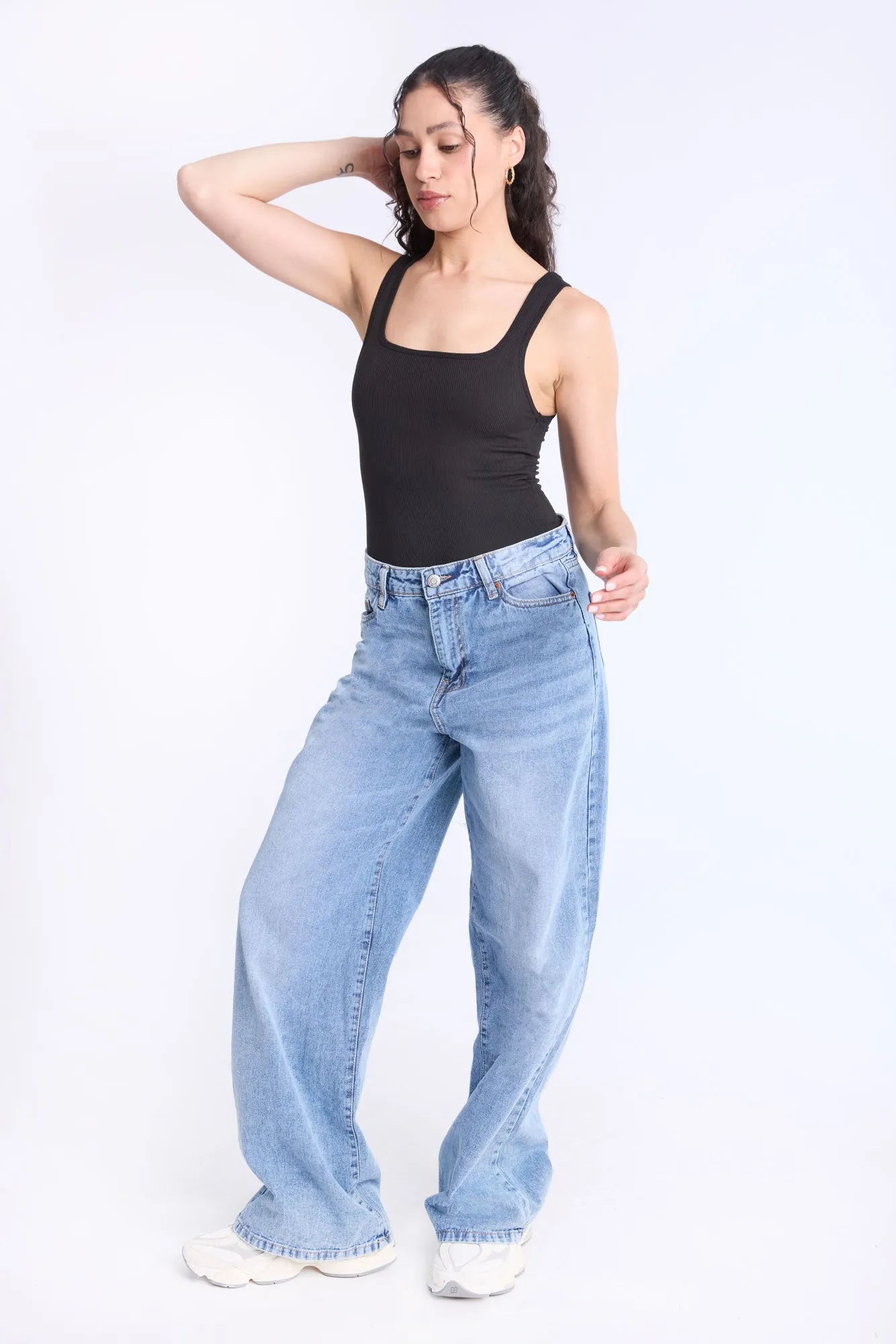 Ribbed Knit Tank Bodysuit sold by Bluenotes product image thumbnail 5