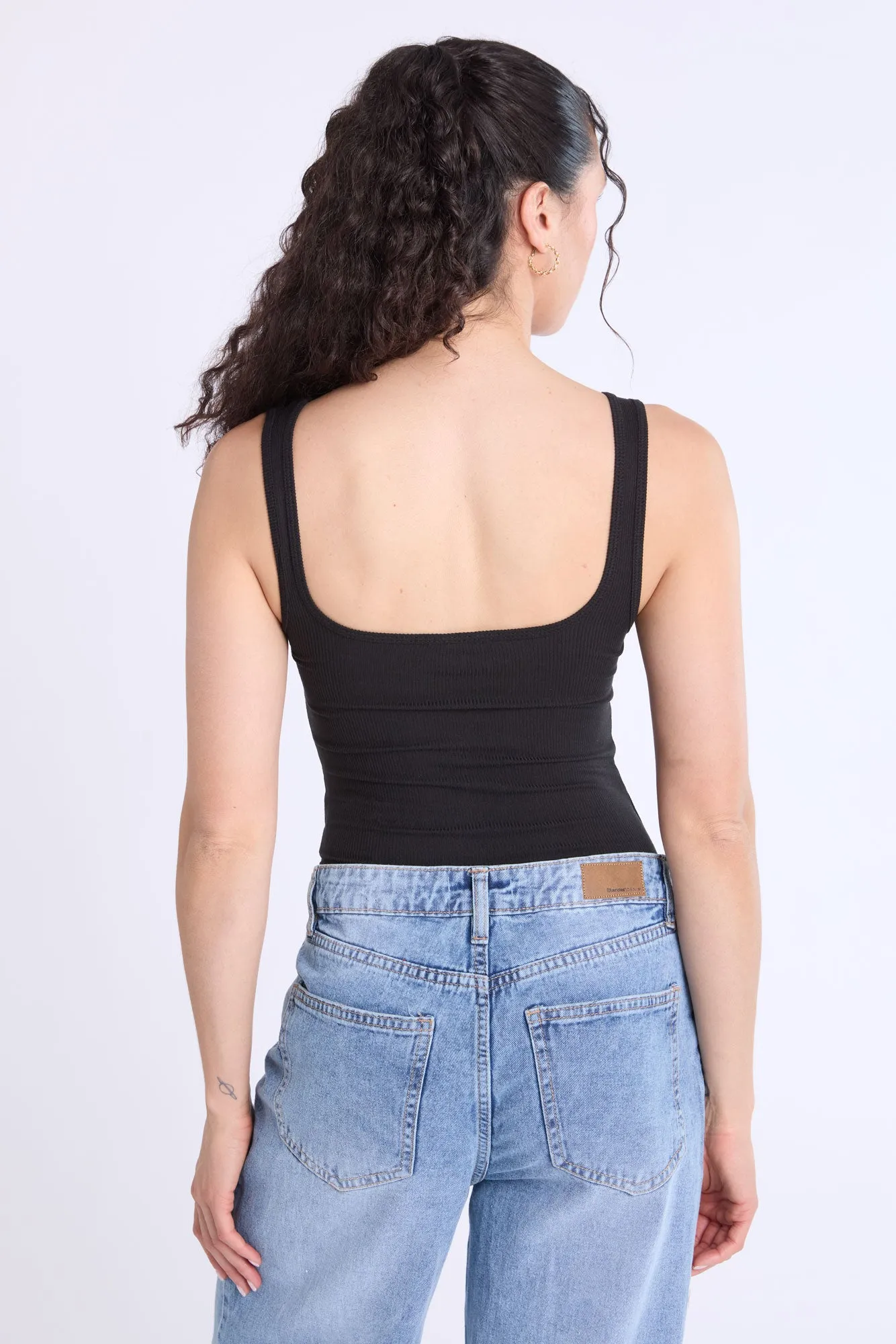 Ribbed Knit Tank Bodysuit sold by Bluenotes product image thumbnail 4