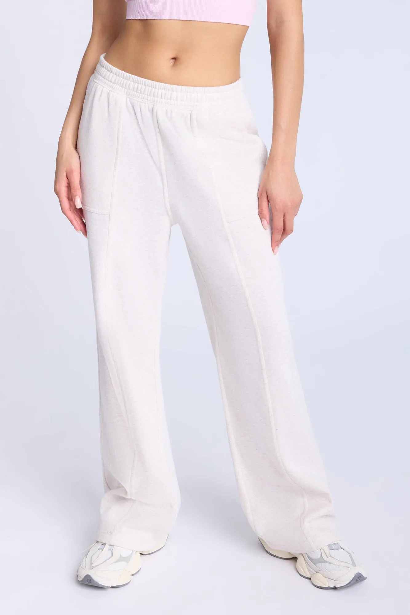 Seam Detail Wide Leg Sweatpants sold by Bluenotes