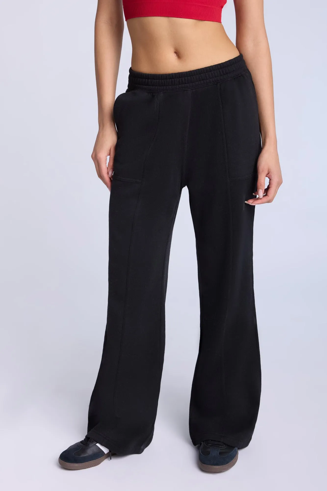 Seam Detail Wide Leg Sweatpants sold by Bluenotes product image thumbnail 2