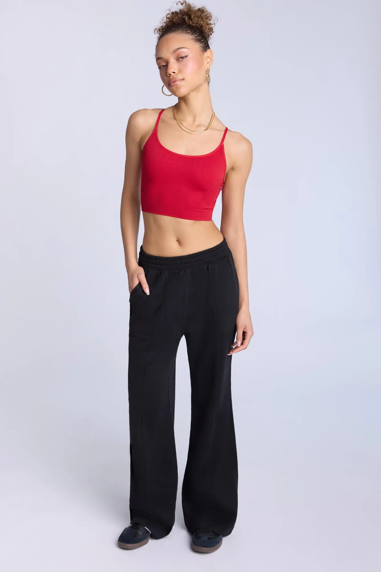 Seam Detail Wide Leg Sweatpants sold by Bluenotes product image thumbnail 4