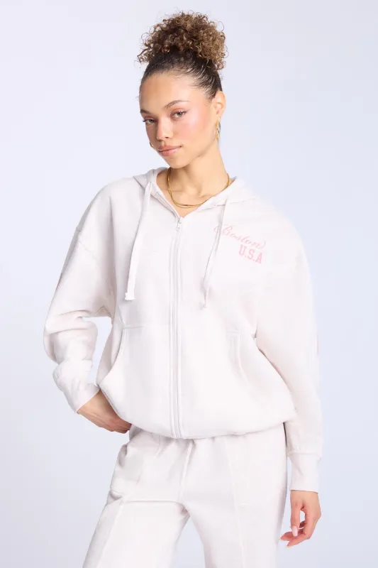 Zip-Up Oversized Hoodie sold by Bluenotes