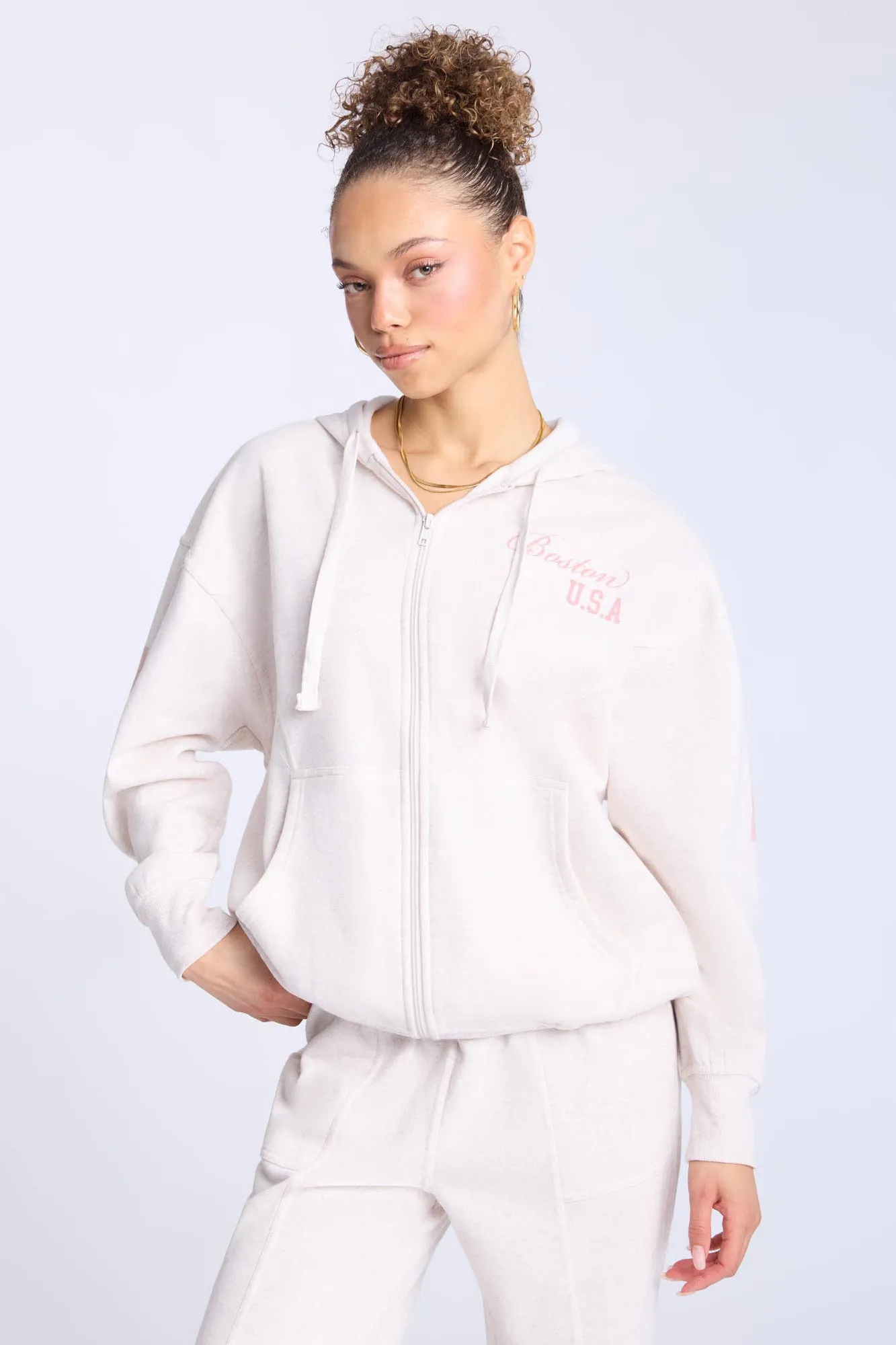 Zip-Up Oversized Hoodie sold by Bluenotes