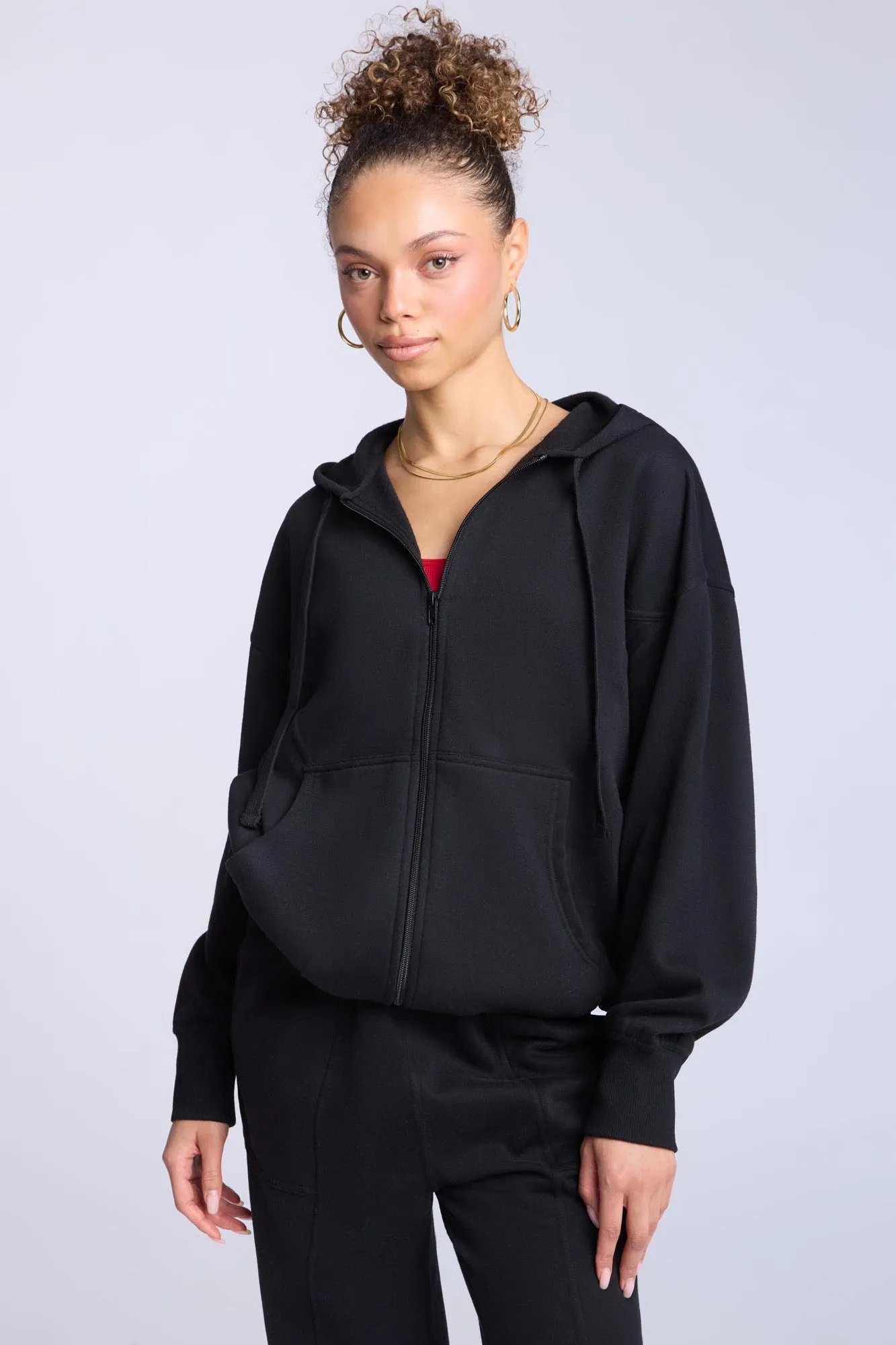 Zip-Up Oversized Hoodie sold by Bluenotes product image thumbnail 2