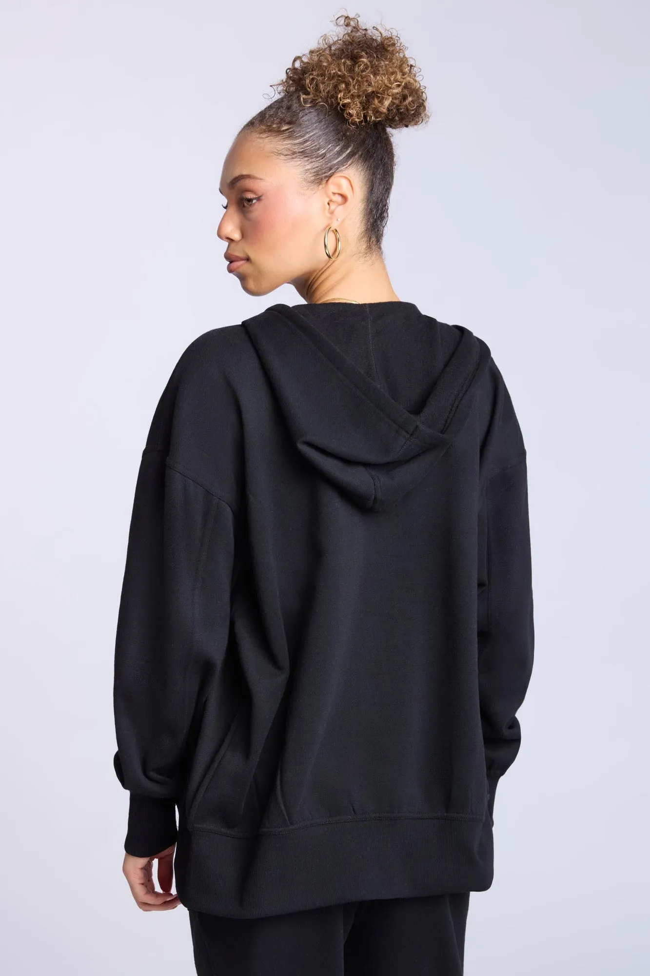 Zip-Up Oversized Hoodie sold by Bluenotes product image thumbnail 4